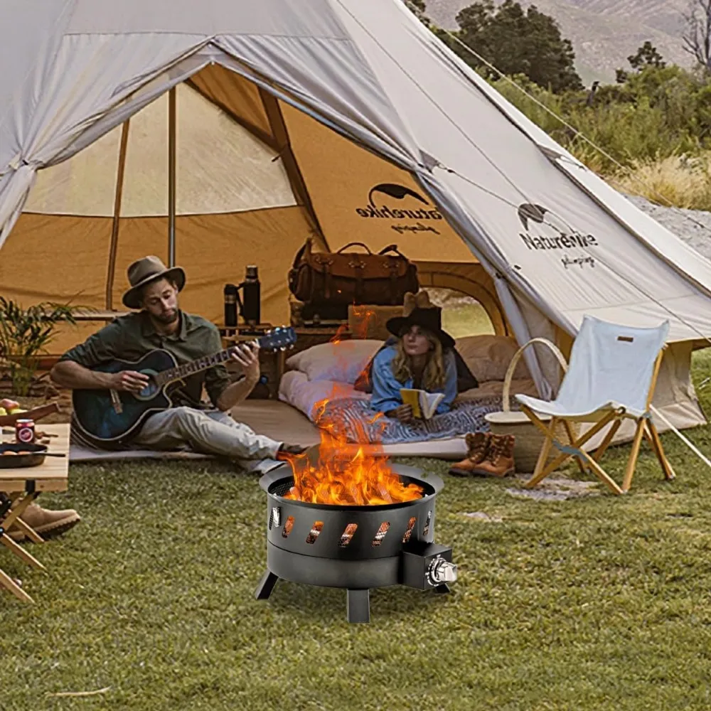 Pitas De Fuego Portátil De 17.3 Pulgadas, Tazón De Fogata De Gas Para  Afuera Con Mango De Tapa, Fuego De Gas Sin Humo, Propano De Fuego Para De  83,61 € | DHgate, image size:1000x1000
