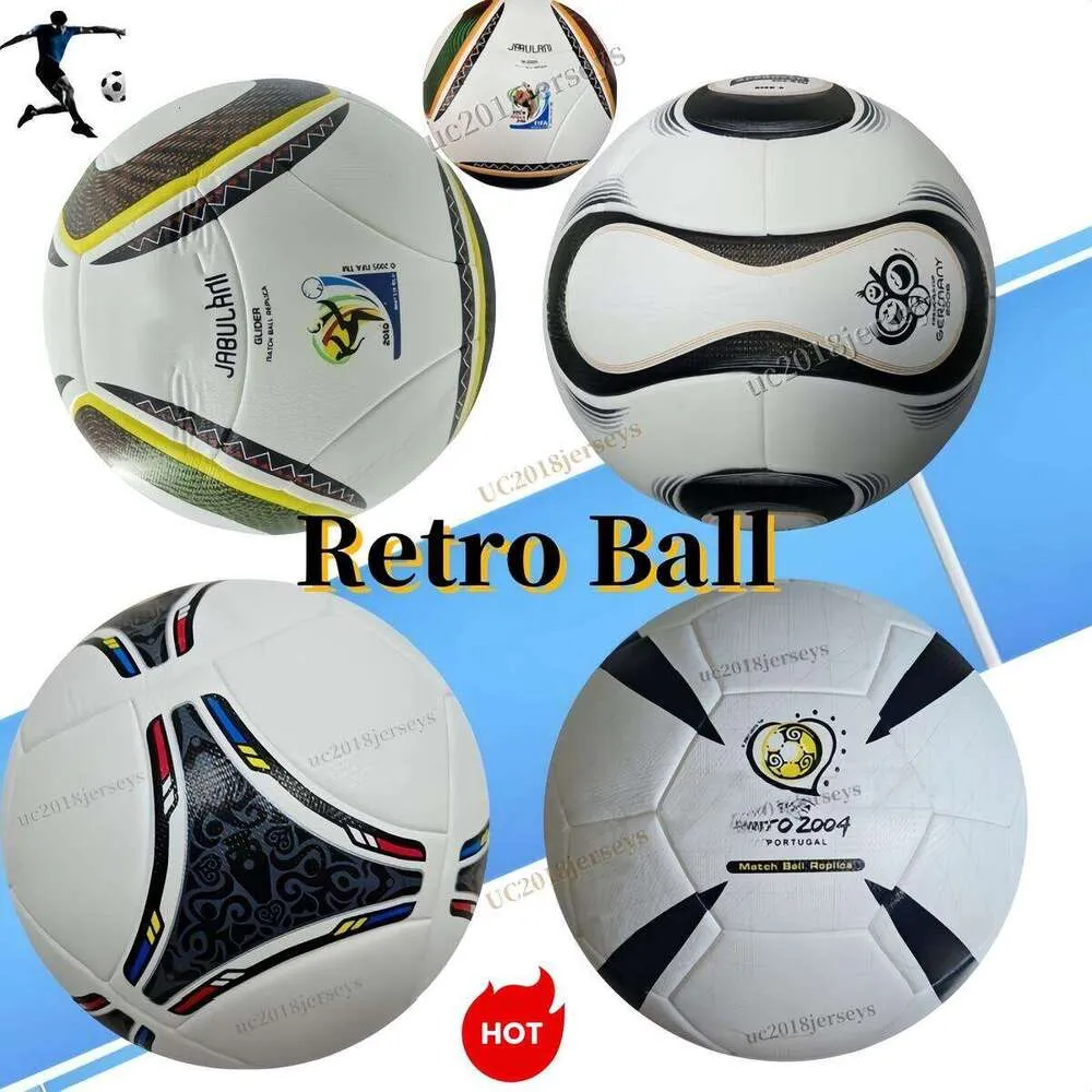レトロスタイルのサッカーボール：2004年から2006年のワールドカップの