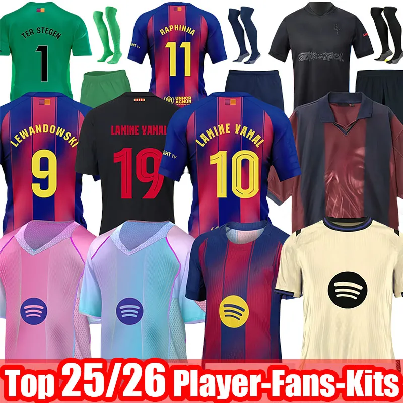 Buy #19 Lamine Yamal Barcelona Home Shirt 2024/25 Stadium Edition La