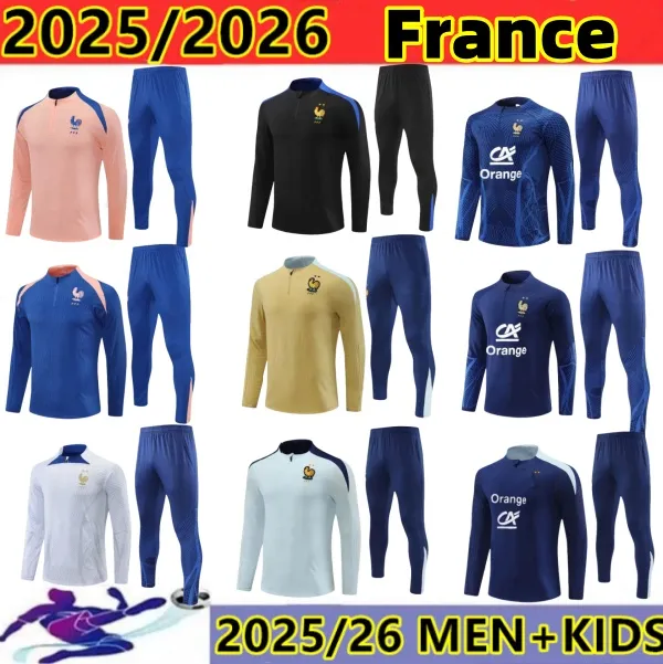 Mbappé Chandal Psg Neymar Mbappe /24 Soccer Tracksuit Kit: Men's