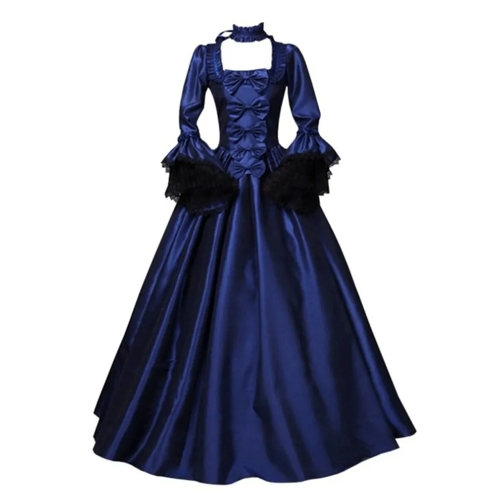 white christmas dresses Steampunk Victorian Dress Purple / 4XL main image 0