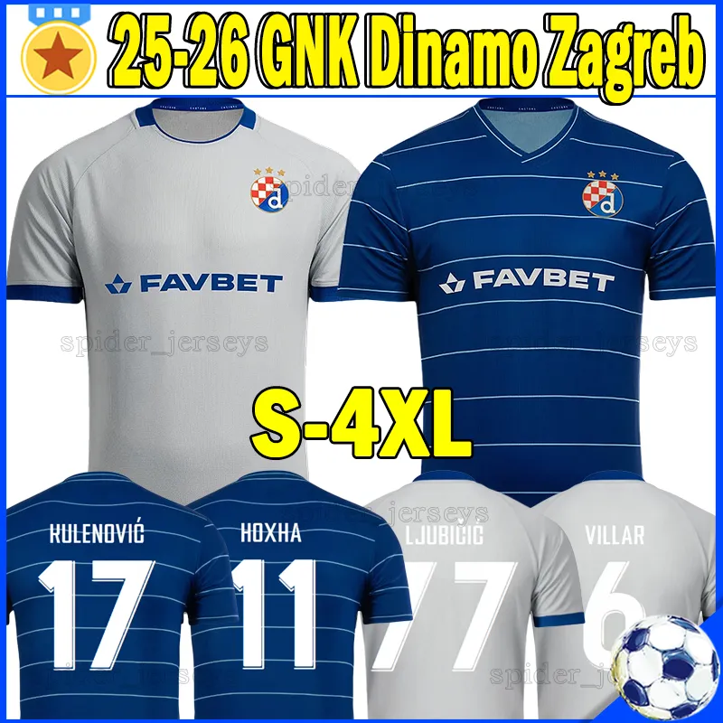 XXXL 4XL 25 26 GNK Dinamo Zagreb Soccer Jerseys KULENOVIC