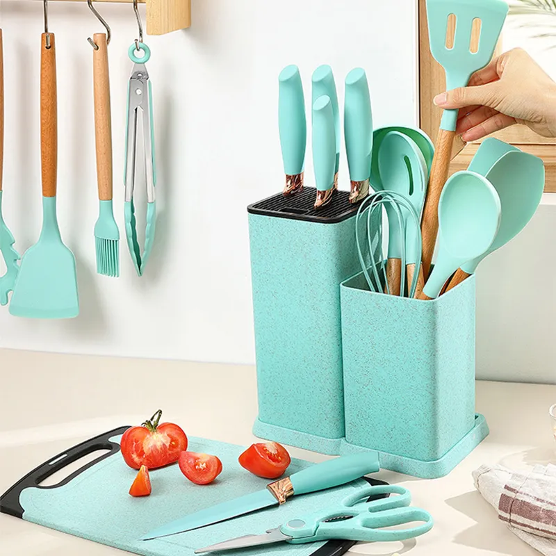 Versatile Silicone Green Kitchen Utensils Bundle  ... 