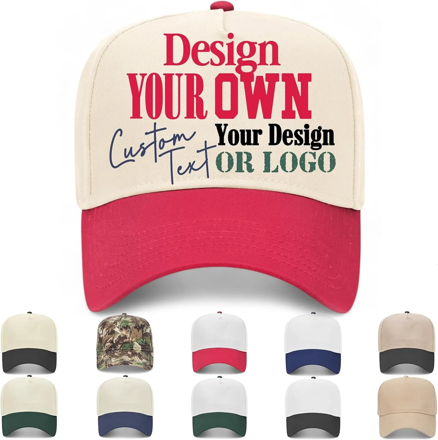 Design Your Own Custom Vintage Trucker Hat Premium... From Fashion ...