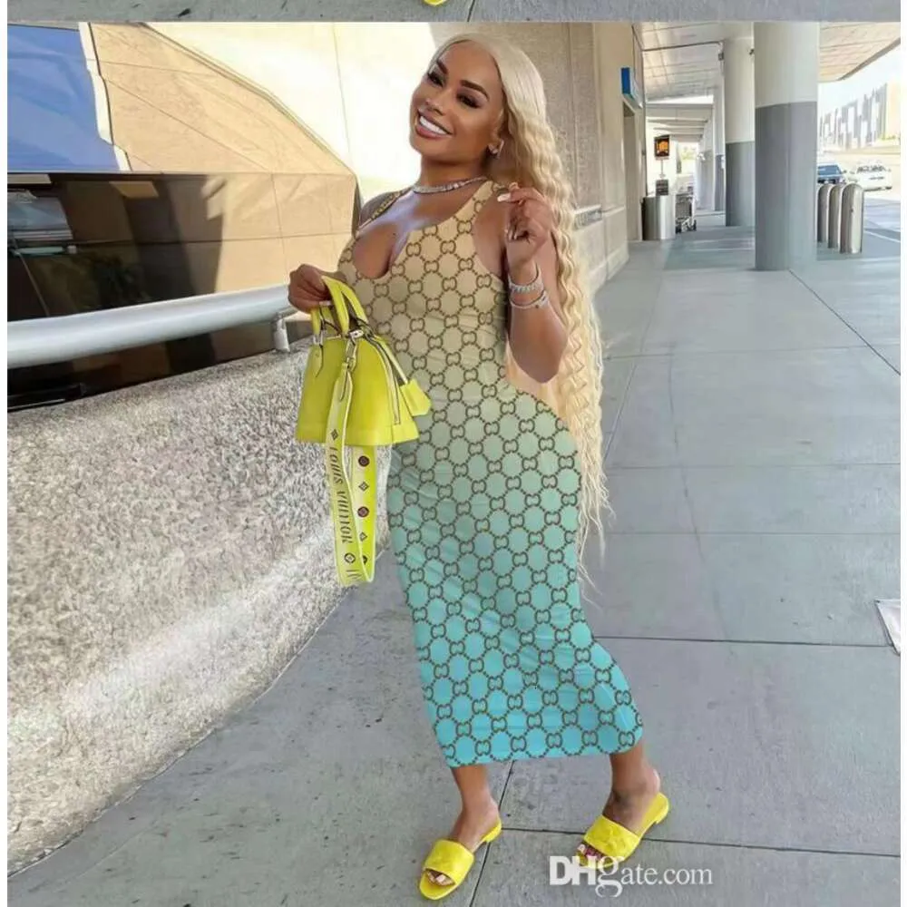Designer Tank Top Dress Casual Bodycon Maxi Dress... From Lababy, $7.1 In  Bulk | DHgate.Com