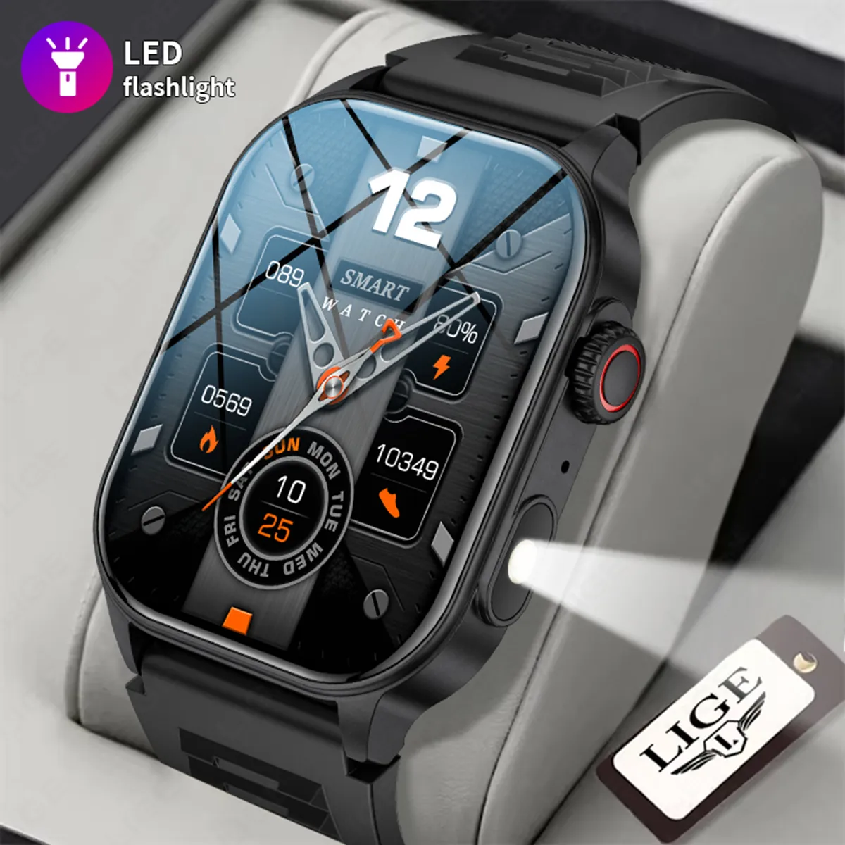 Kuizil Smartwatch Uomo Donna con Effettua o Risposta Chiamate, 1.91
