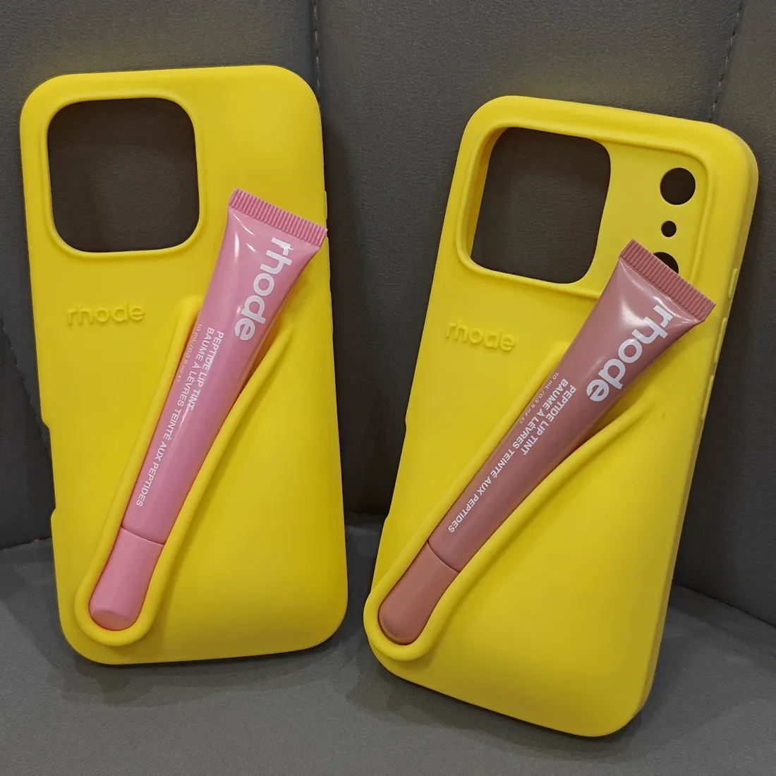 Rhode Style Lip Gloss Phone Case For IPhone 3D Lipstick Balm