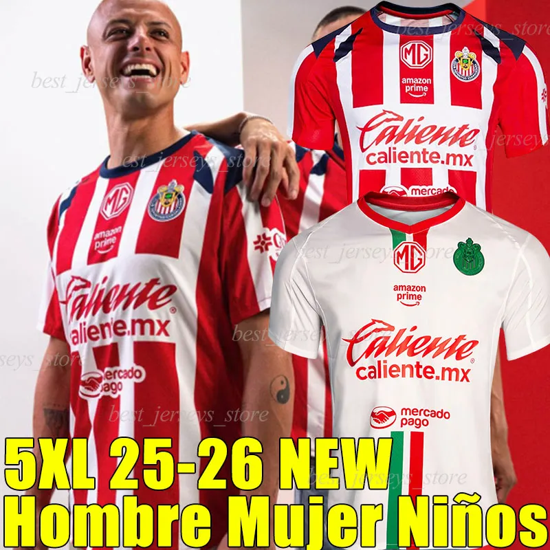Kit De Camiseta De Fútbol De Chivas Guadalajara 4xl, Temporada 24