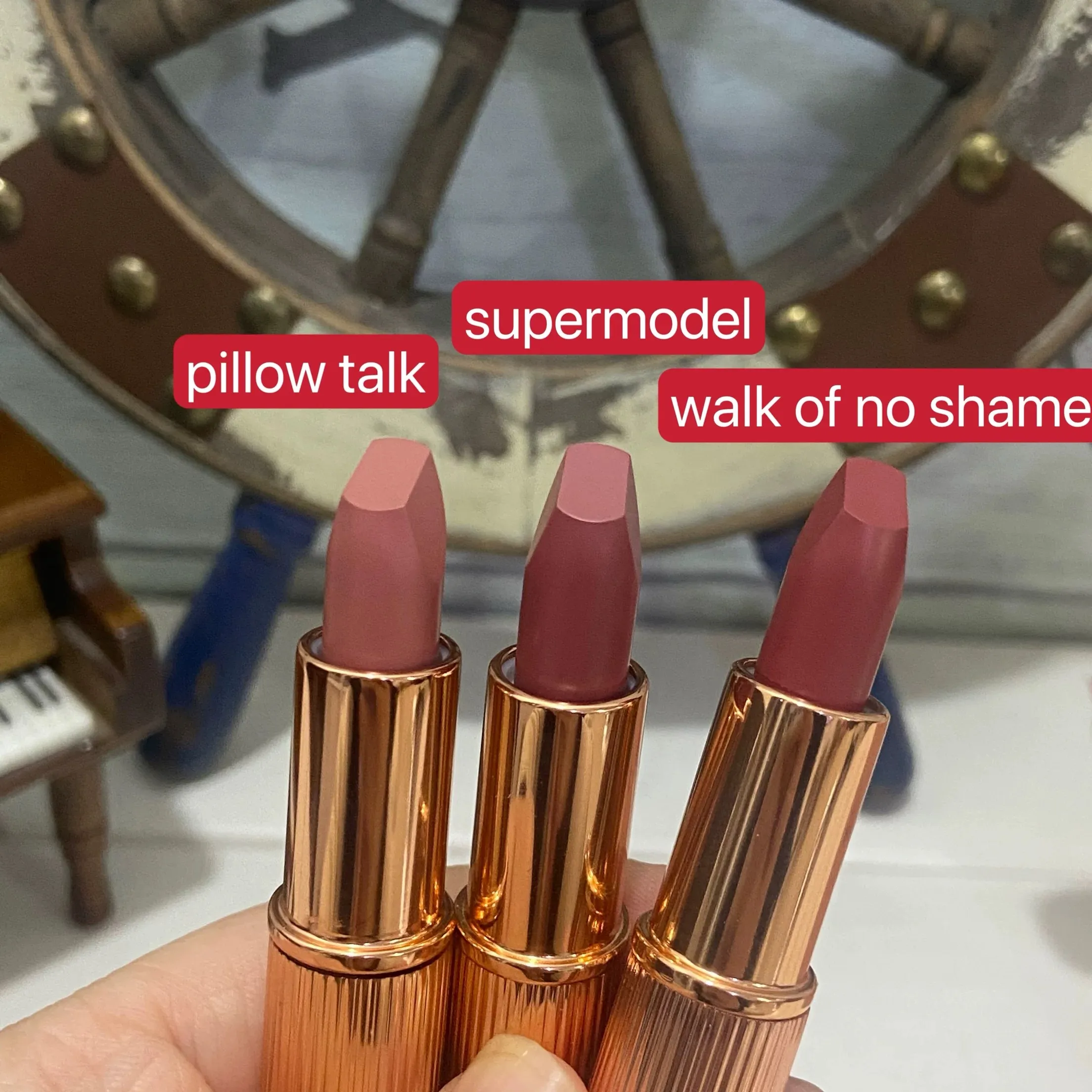 Ct Lipsticks Set   Medium Shades Pillowtalk,... 