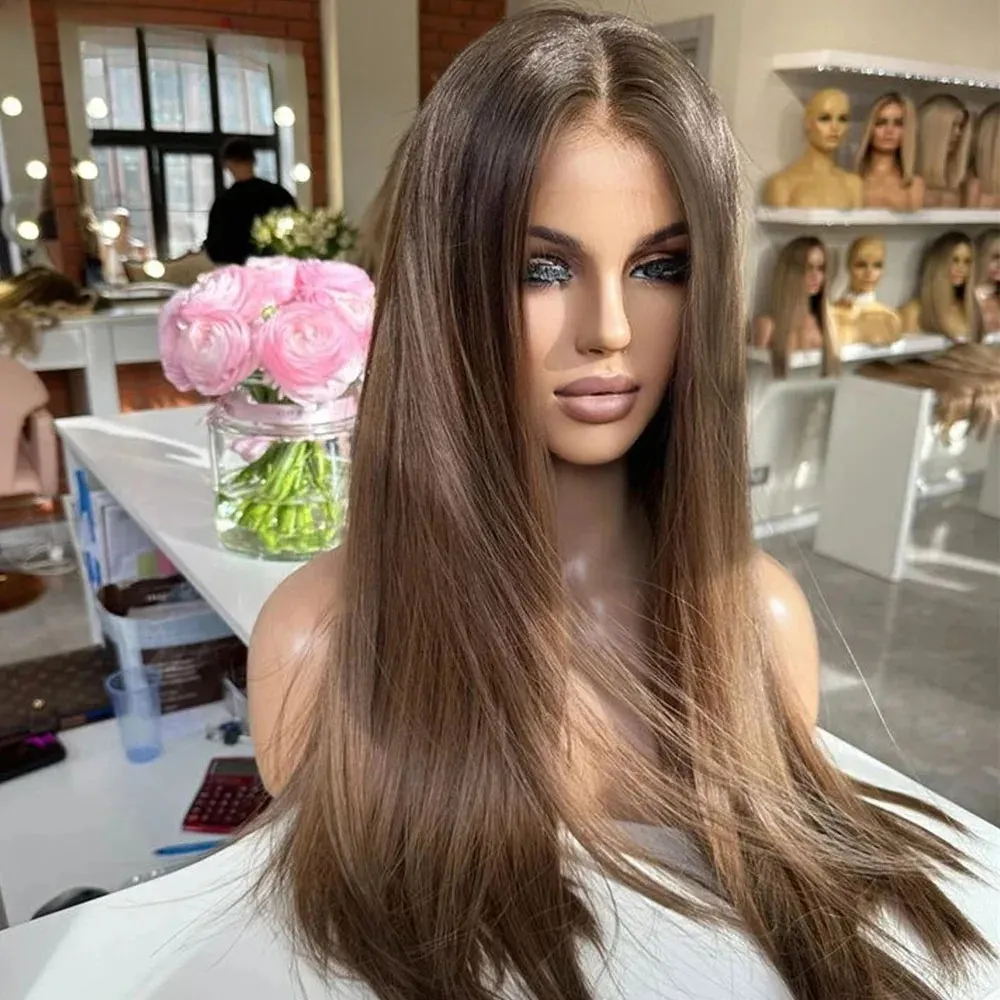 NEW 1B Straight Lace Front Wig 14” Wear and Go 6x5 Lace Frontal Wig 14 Inch Straight Bob main image 4
