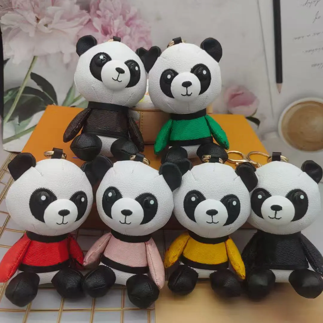 Presbyopia Flower Print Panda Keychains Designer... From Luxjewellery ...