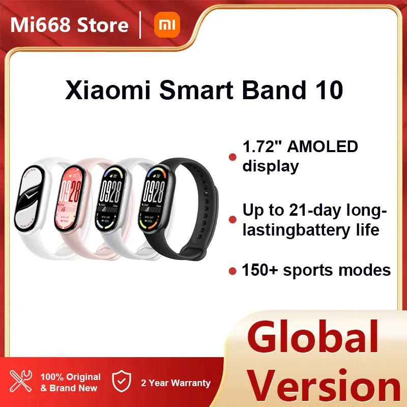 Global Version Xiaomi Smart Band 10 Fitness-Tracker