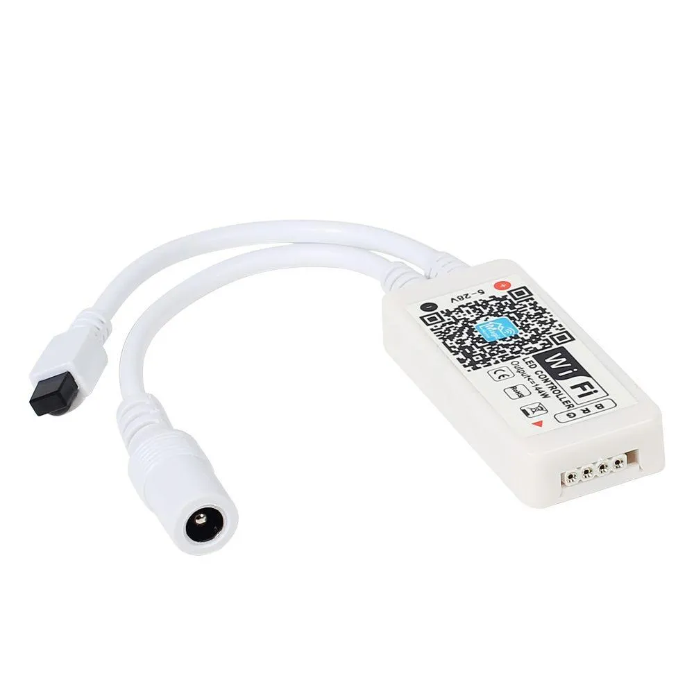 Mini RGBW LED Controller DC12V With 24 Key Remote For LED Strip Lights ...