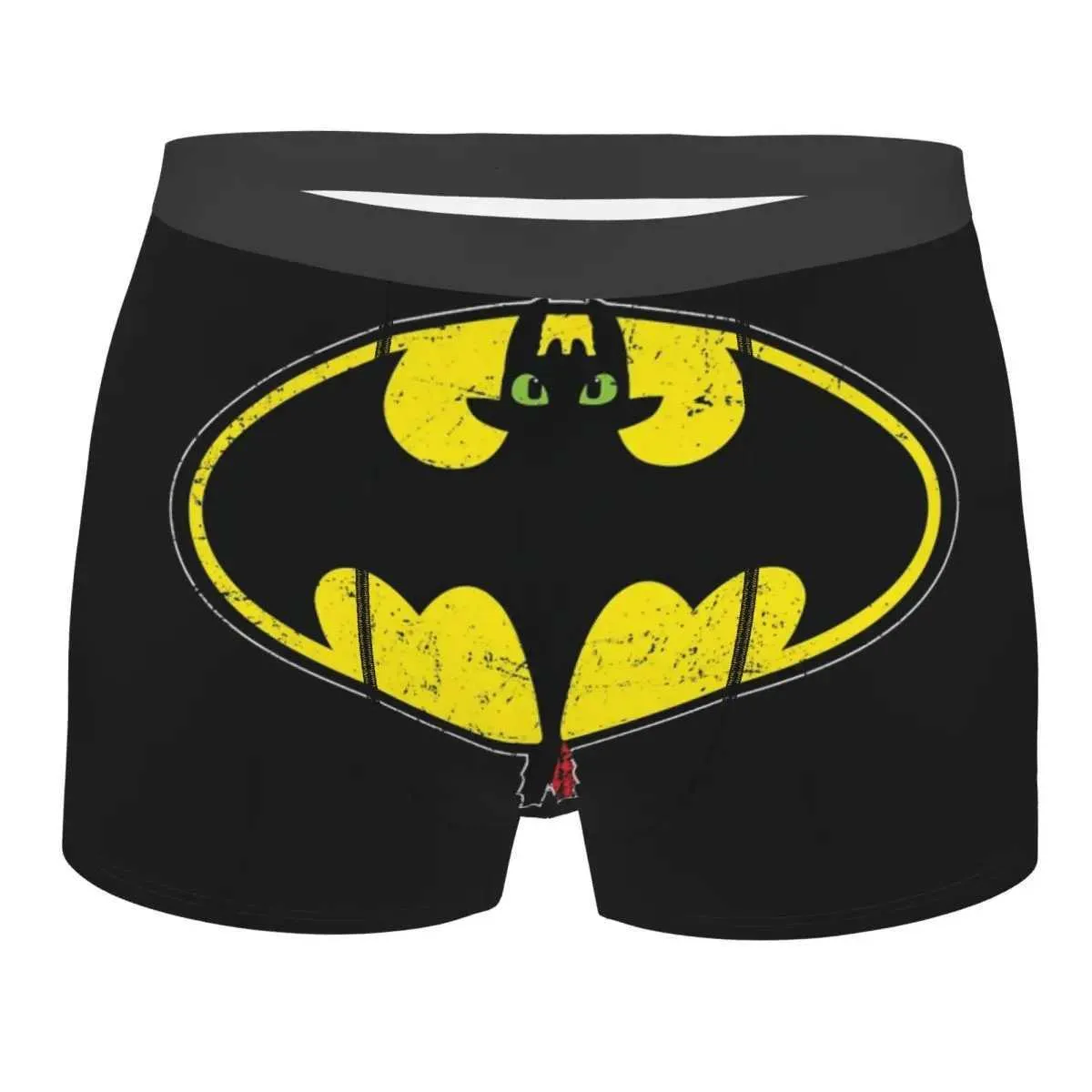 Men's Novelty Boxer Briefs Humorous Underwear With Toothless Bat Design ...