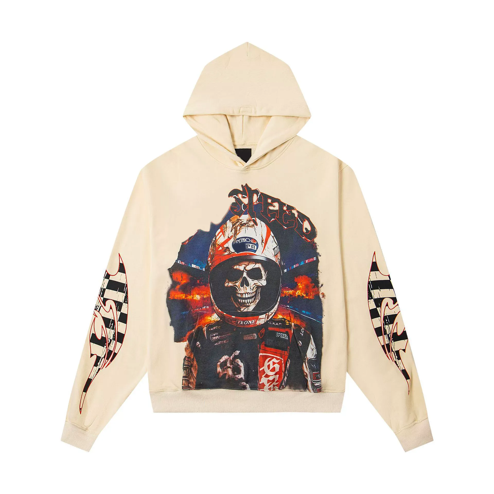 Designer Rapper Hoodies Men's Designer Streetwear Hoodie: Gothic Punk Y2K Hip-Hop Retro ...