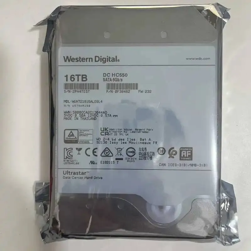 WD HC550 16TB Enterprise Server HDD For Data Storage | DHgate