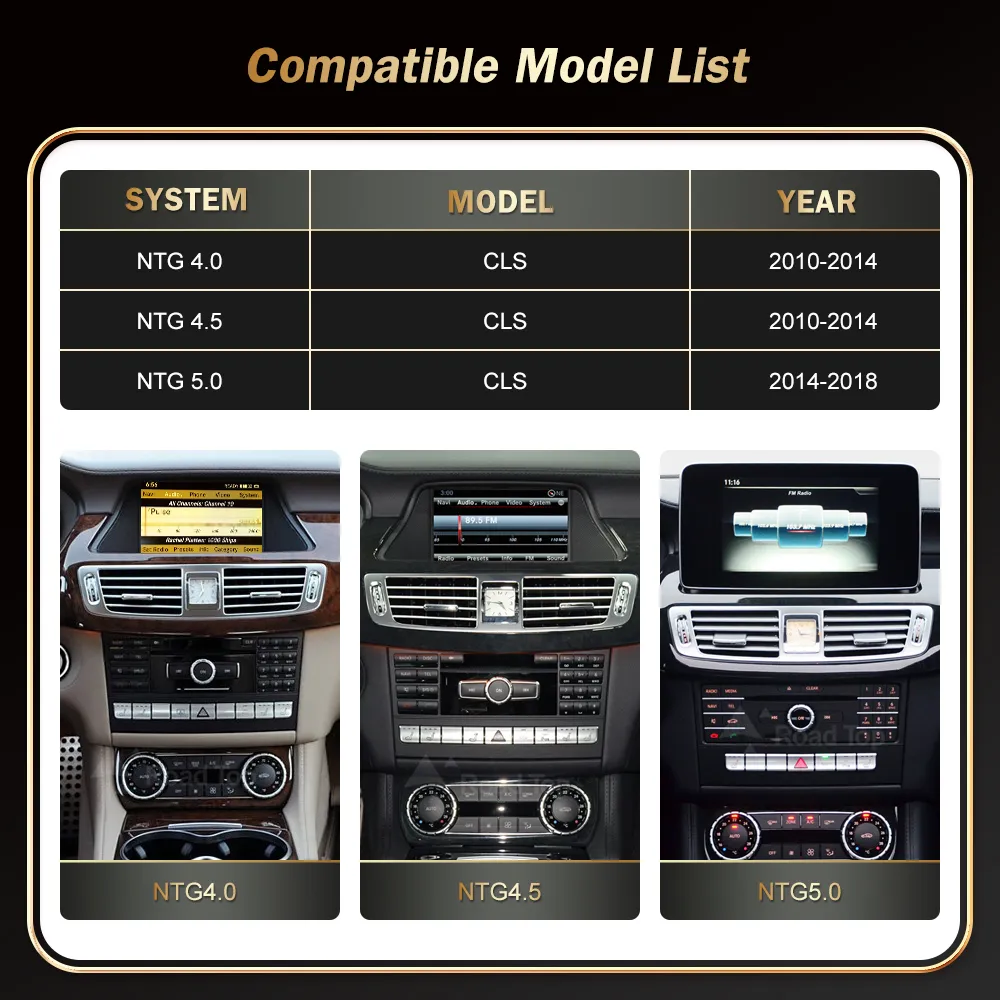 RoadTop Wireless CarPlay Android Auto Multimedia From