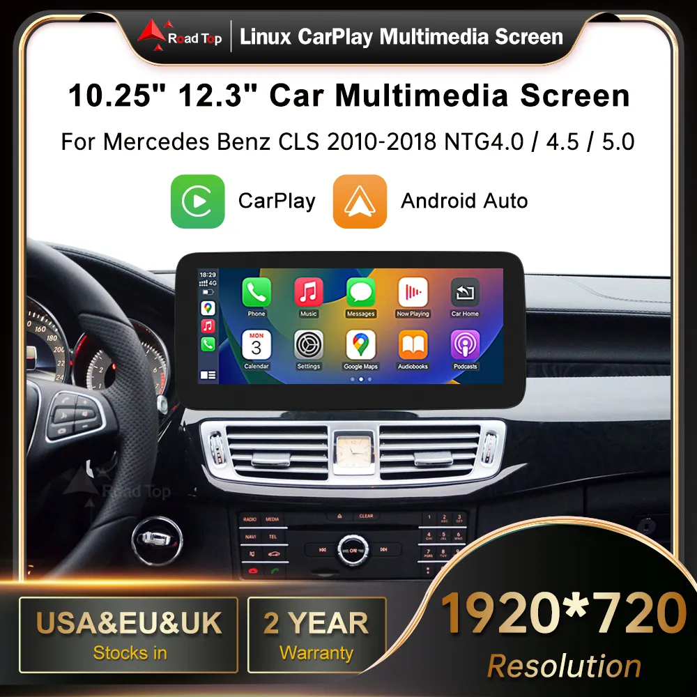 RoadTop Wireless CarPlay Android Auto Multimedia From