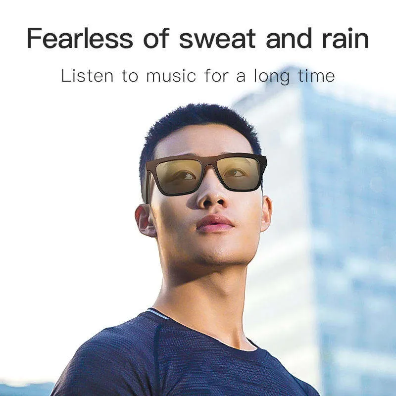 Custom E10 Wireless Audio Cycling Sunglasses Voice Assistant Navigation BT Call Music Sports Smart Glasses_voghion.com