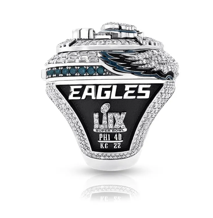 HURTS BARKLEY Eagles Super Bowl Championship Ring ... From Ring_gucci ...