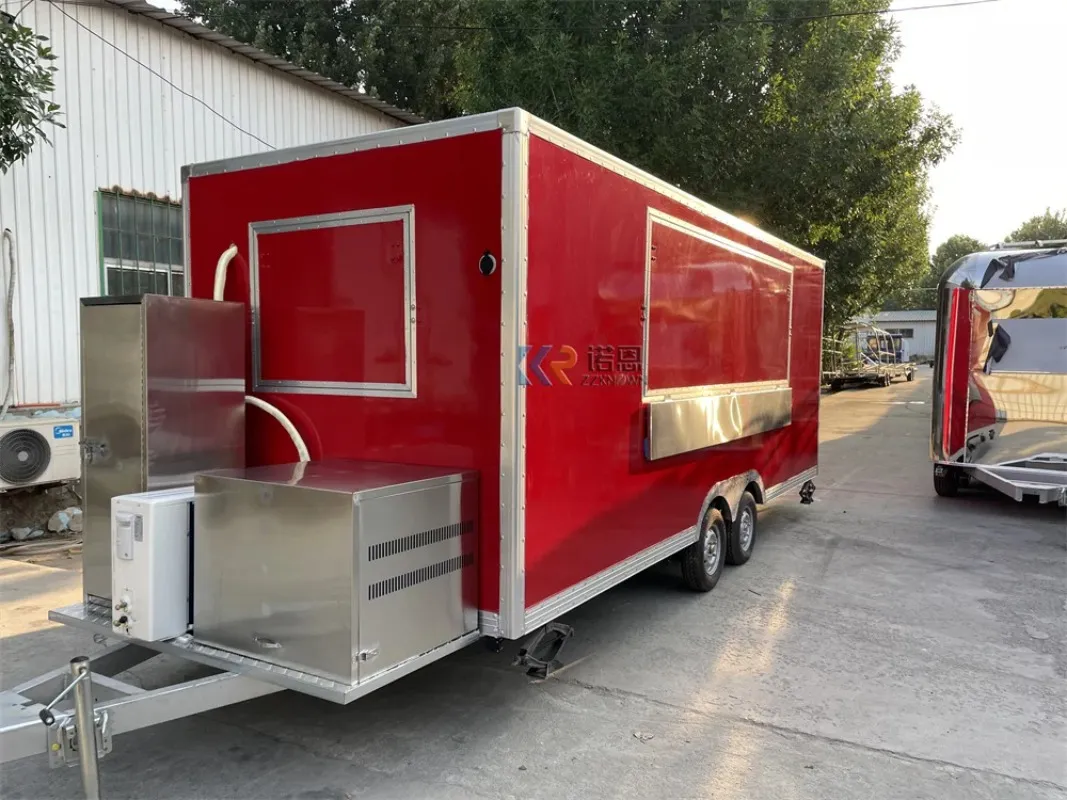 Customized Food Trailer With Full Kitchen Equipment ... From Foodtruck ...