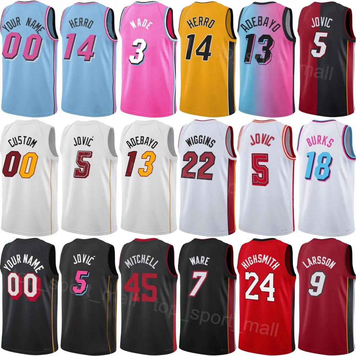 Pelle Larsson Miami Heat Youth Jersey Print Earned Basketball