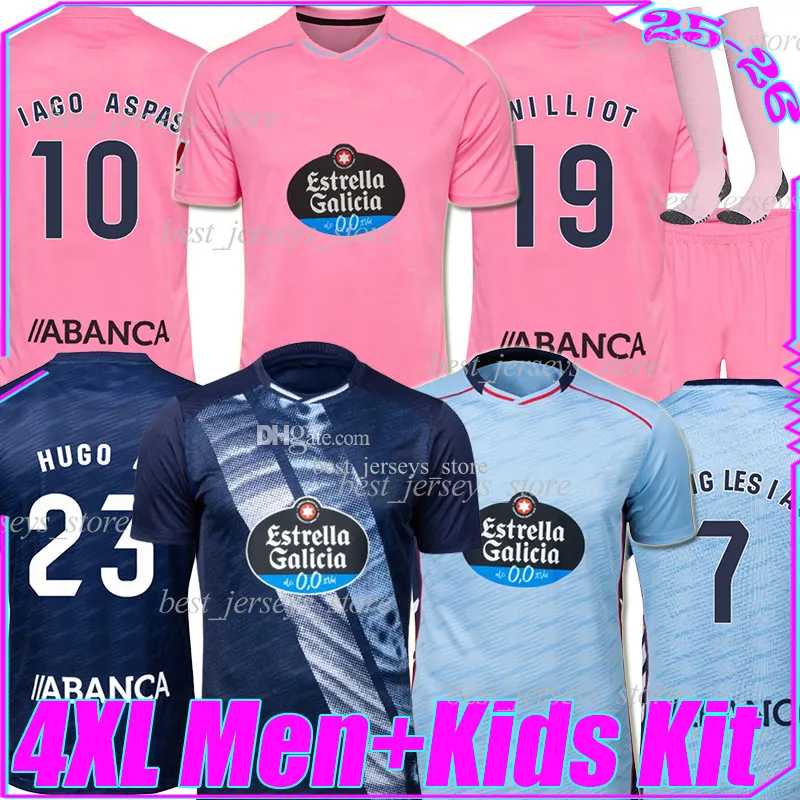 RC Celta De Vigo 2025 Soccer Jerseys 4XL Men & Kids Football Shirt