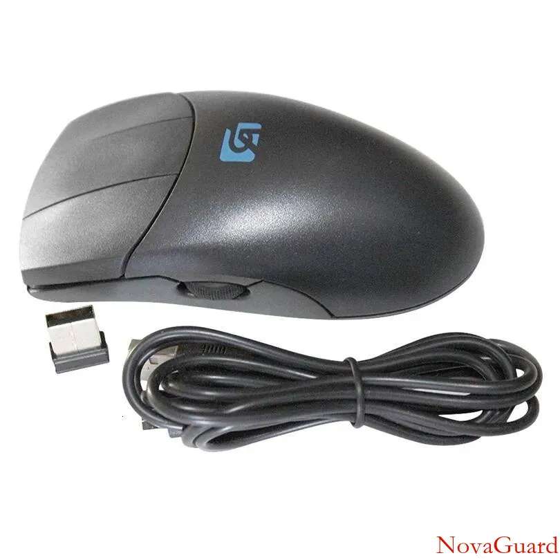 Wireless Black Virtual Mouse Side Scroll For 3DCG CAD... From Novaguard ...