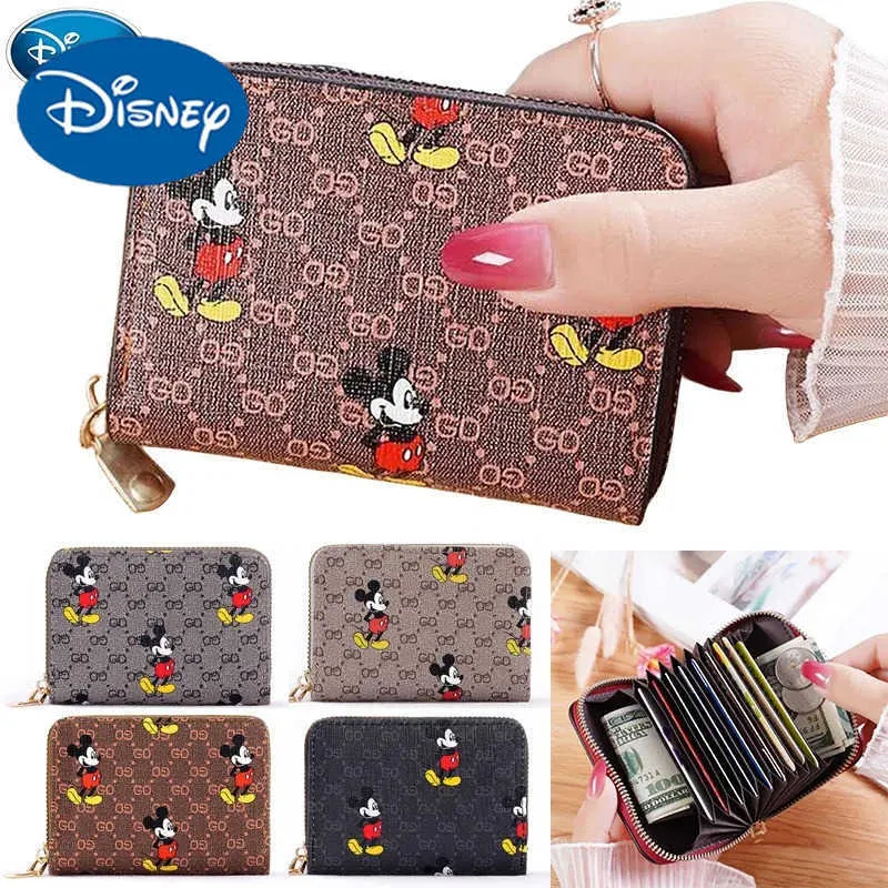 Disney Mickey Mouse Card Purses With Zipper   Cartoon... 