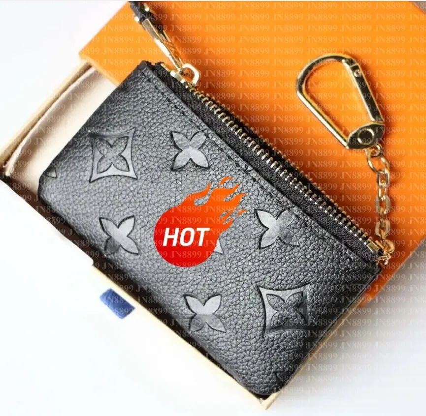 Mini Wallet Key Compact Key Pouch Wallet With Ring, Mini Coin Purse Keychain For Women ...