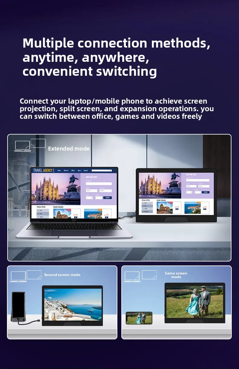 Portable Touch Screen Monitor   11.6 Inch External... 