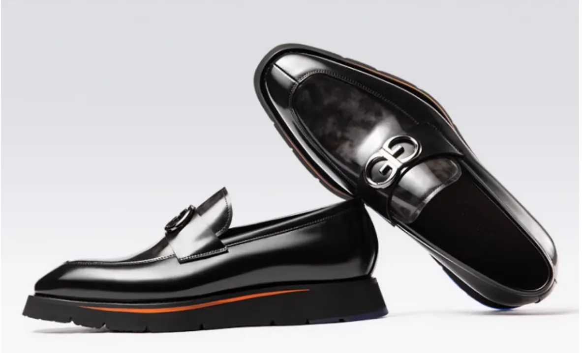 black formal slip on white dress loafers men Wholesale Mens Leather Loafers, Patent Glossy Finish,... At Only Rs.9,093.89 SID-D30715