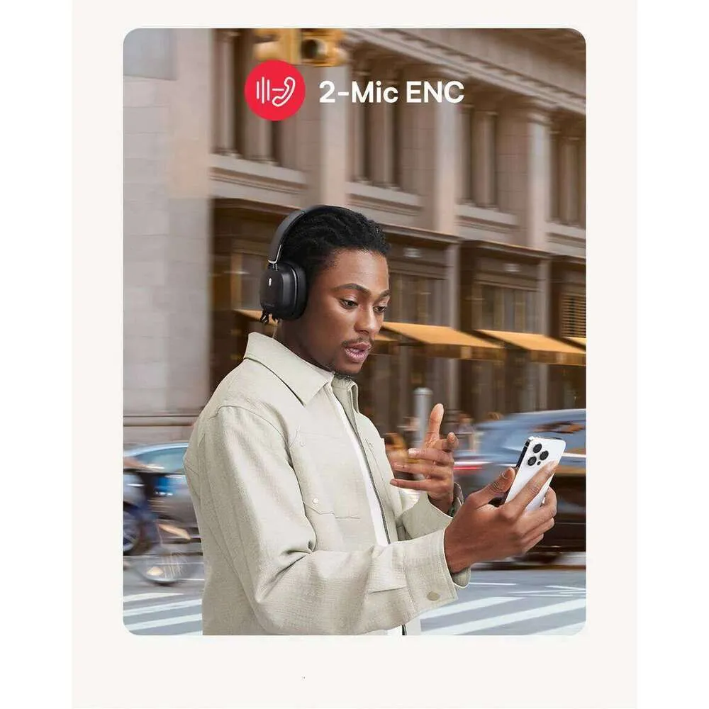 Baseus ANC Wireless Headphone Hi-Res LDAC Headset Bluetooth 5.4 BISA Pro Spatial Audio 50Mm Driver Overhead Earphone_voghion.com