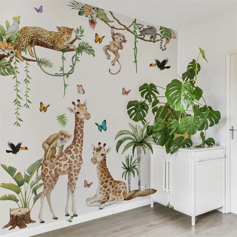 Large Forest Animals Wall Stickers Jungle Safari... From Men07, $11.02 ...