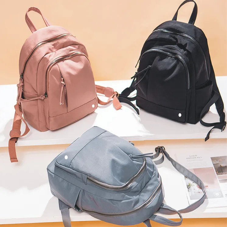 Waterproof Nylon Small Travel Backpack For Teenage Girls
