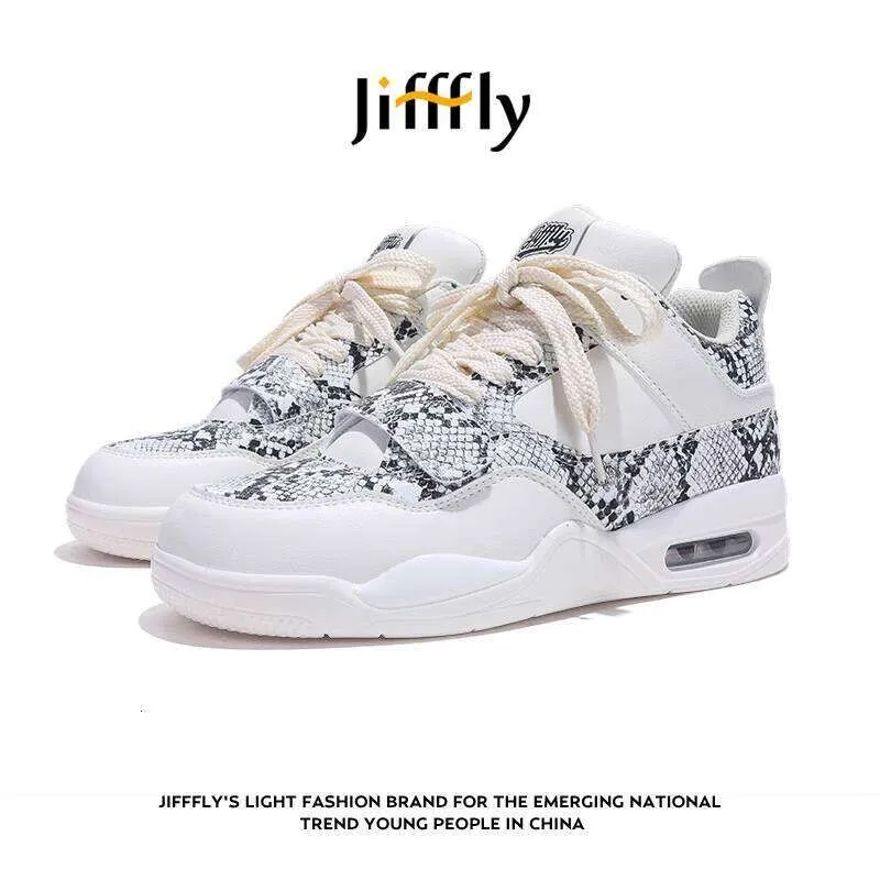 Jifffly Men's Sneakers 2025 Summer New National Trend Python Pattern Versatile Sports Couple Style Trendy Shoes_voghion.com