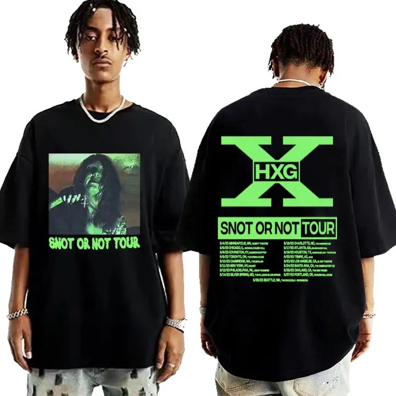 Homixide Gang Snot or Not Zombie Black Graphic T-Shirt for Men