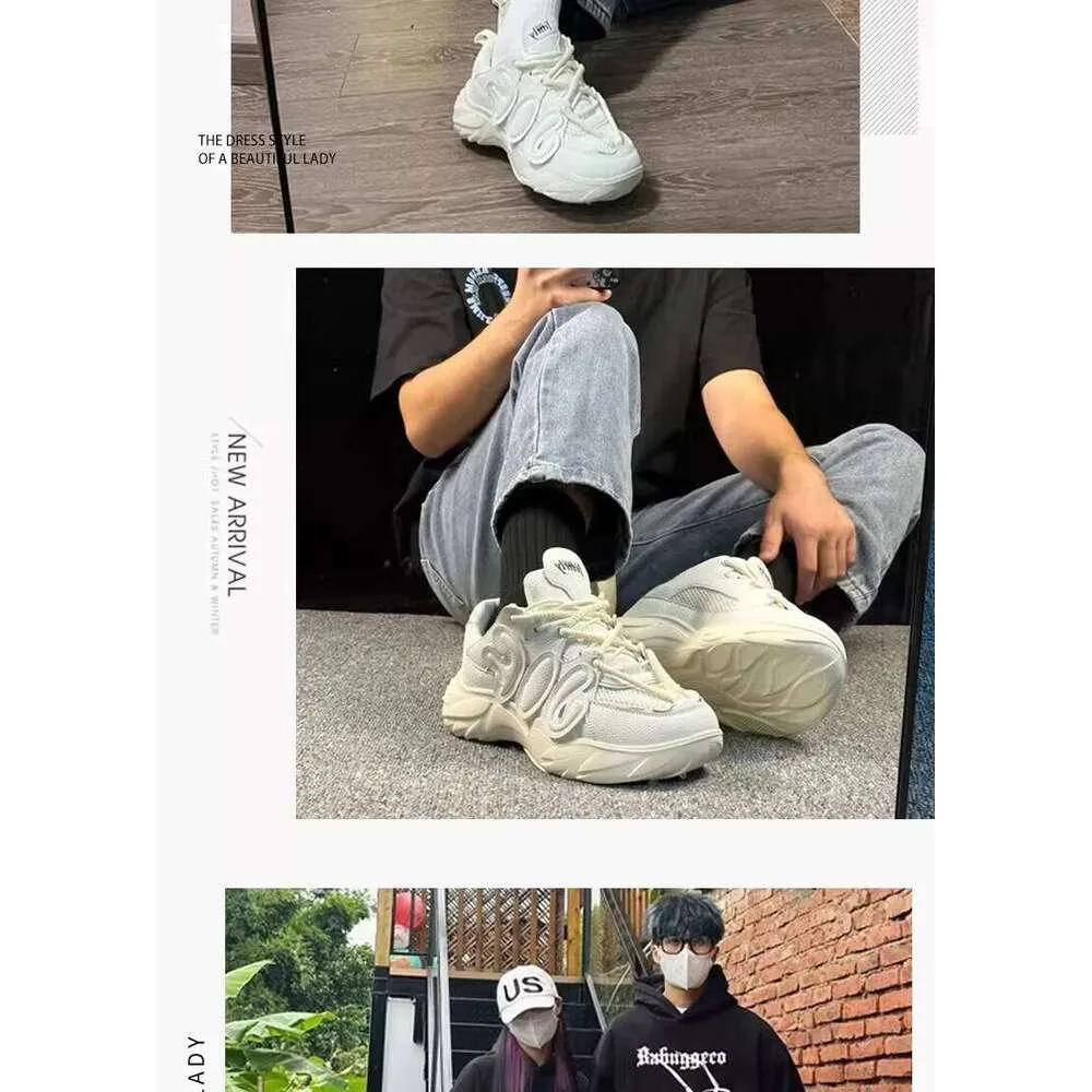 Weiße Damen Sneaker Trendige Vielseitige Freizeitschuhe Sportlich_voghion.com