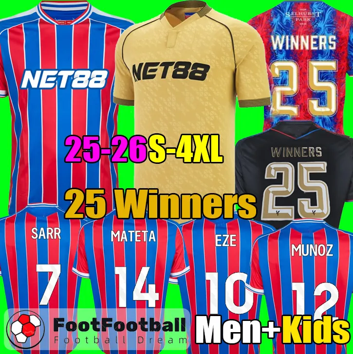 2024/25 CPFC CrystalS Kits Soccer Jersey Mens Kids Youth Football