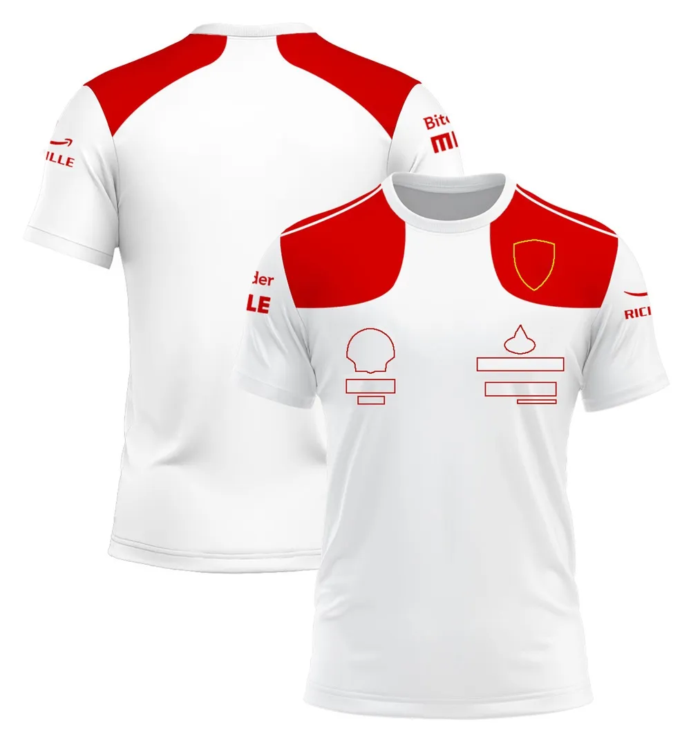 Ropa Ferrari F1: Camiseta De Manga Corta Inspirada En Traje De