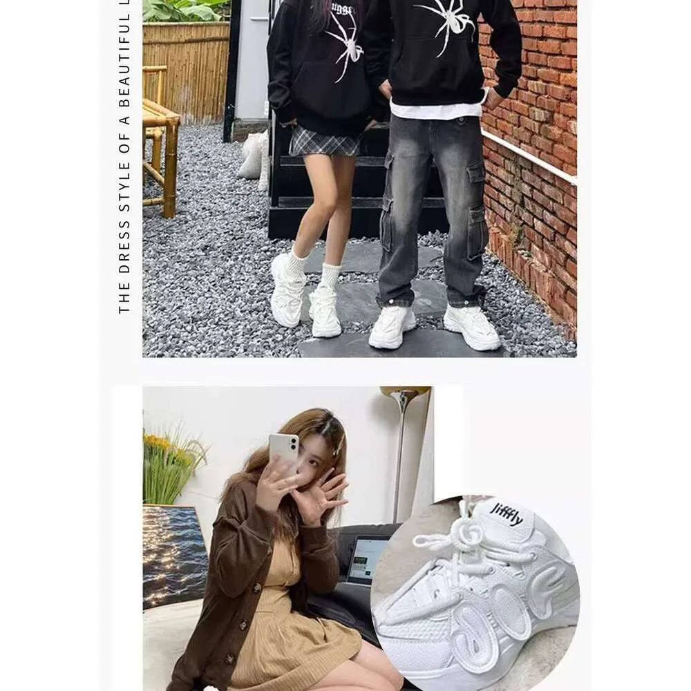 Weiße Damen Sneaker Trendige Vielseitige Freizeitschuhe Sportlich_voghion.com