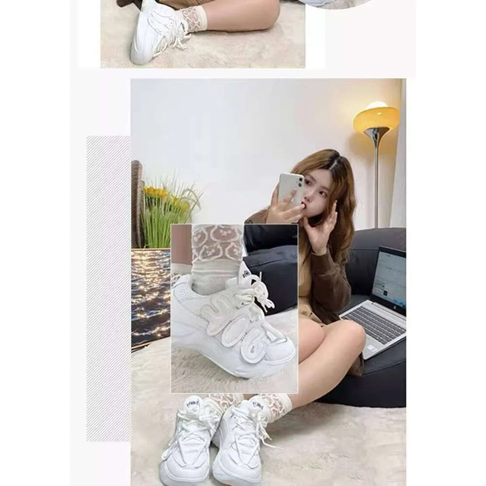 Weiße Damen Sneaker Trendige Vielseitige Freizeitschuhe Sportlich_voghion.com