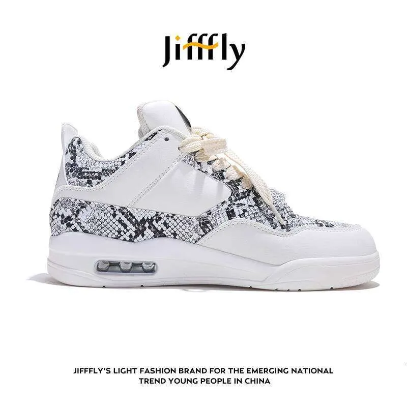 Jifffly Men's Sneakers 2025 Summer New National Trend Python Pattern Versatile Sports Couple Style Trendy Shoes_voghion.com