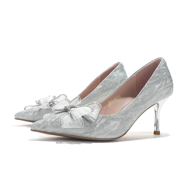 High Heels, spitze, trendige Damenschuhe, modische Ledersandalen, Bankettschuhe, elegante Abendschuhe, hochwertige Single-Sandalen_voghion.com