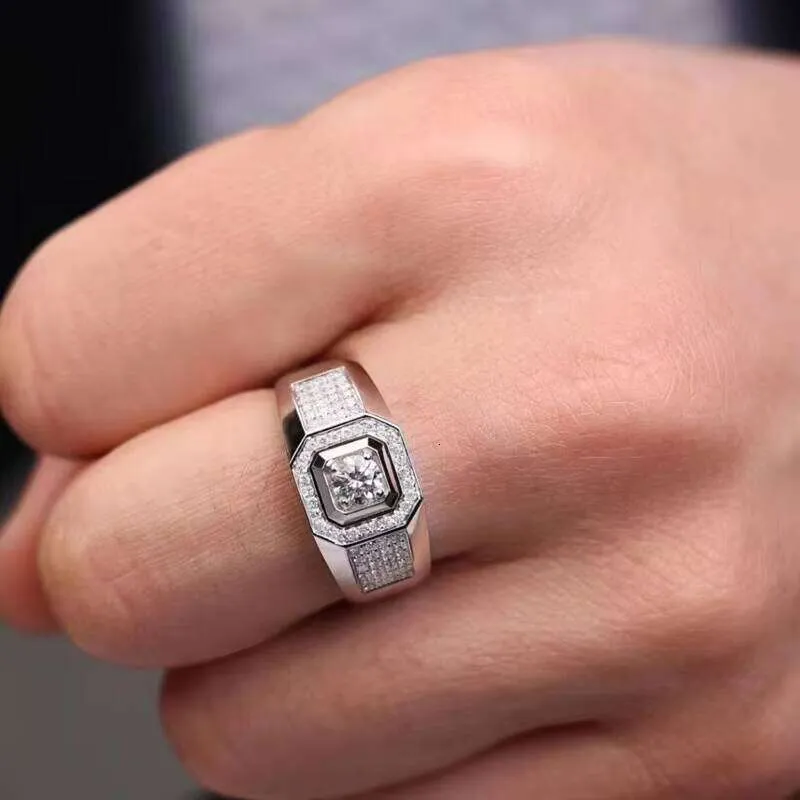 Xingguang Custom Fine Jewellery Wedding Engagement Dia Gold Rings For CVD/HPHT Lab Dias Ring Men_voghion.com