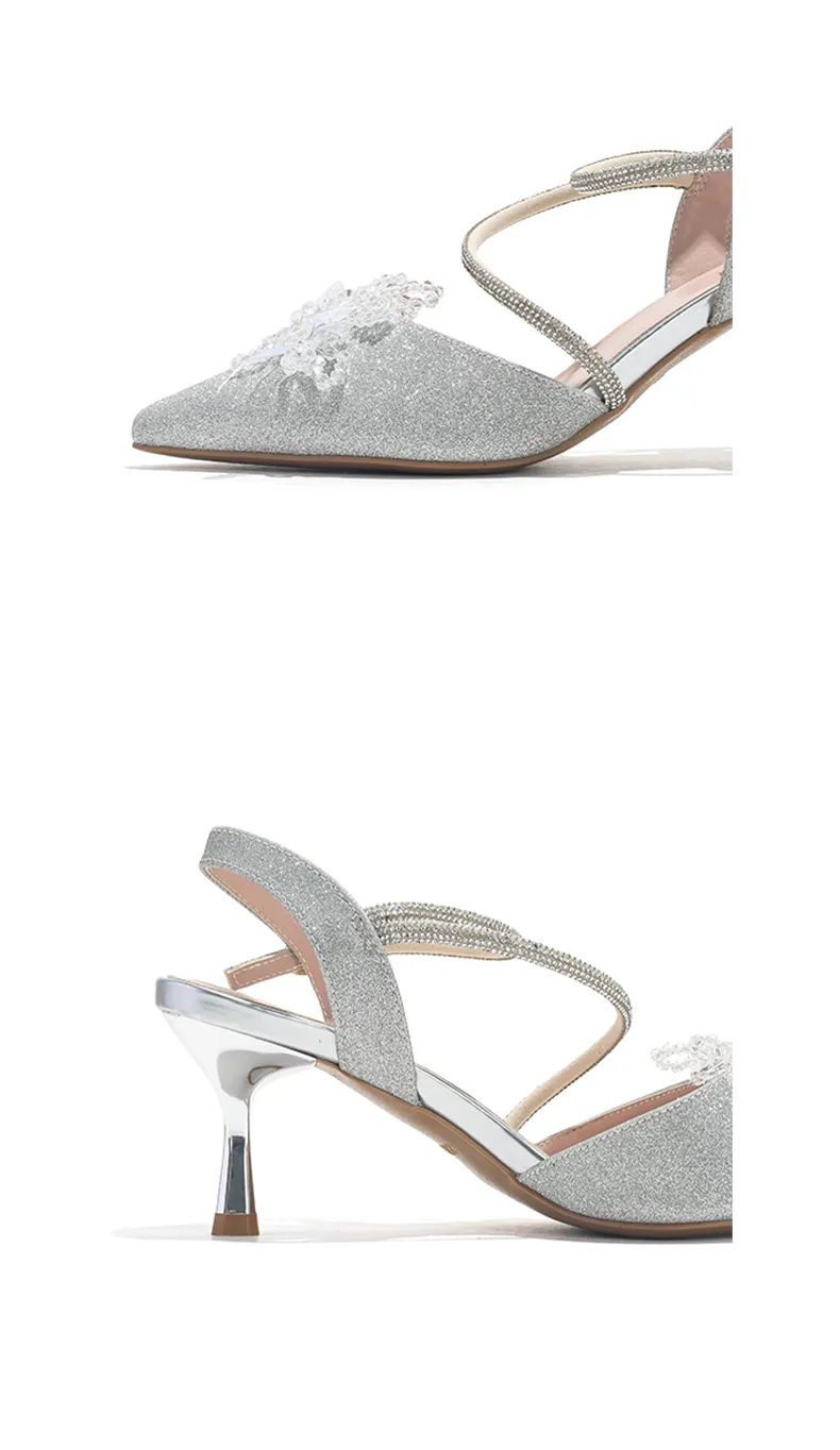 High Heels, spitze, trendige Damenschuhe, modische Ledersandalen, Bankettschuhe, elegante Abendschuhe, hochwertige Single-Sandalen_voghion.com