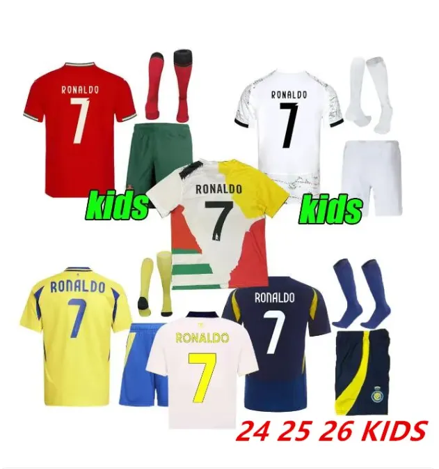 Save Big on Bulk Ronaldo Al Nassr Shirt Cristiano Ronaldo Jersey Al Nassr  FC 23/24 Kids Men's Soccer Kit CR7 Team Jerseys Best Deals on DHgate