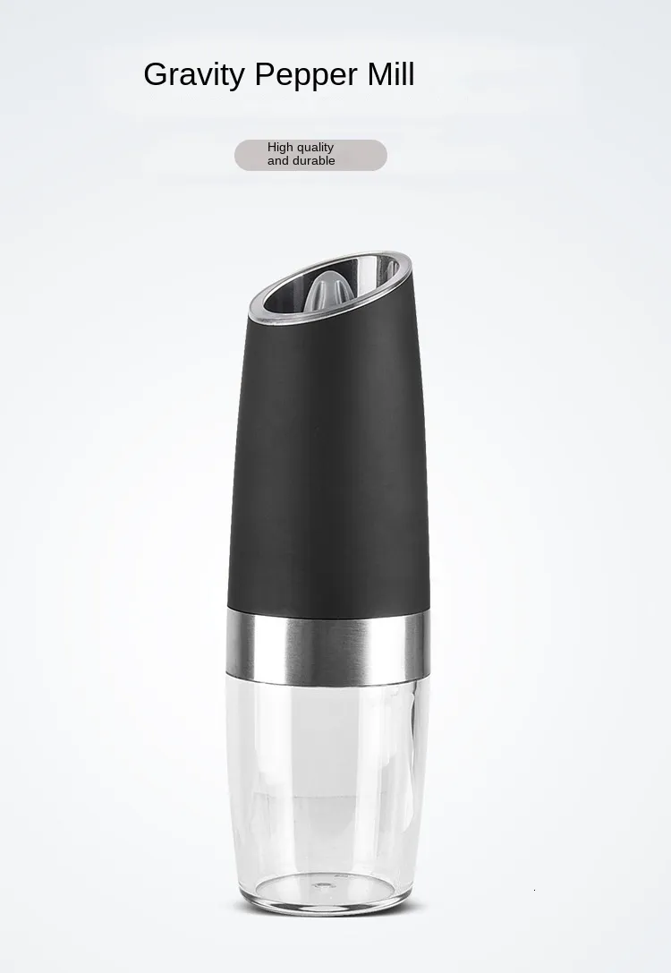 Electric Automatic Spice Grinder Adjustable Coarseness Salt And Pepper ...