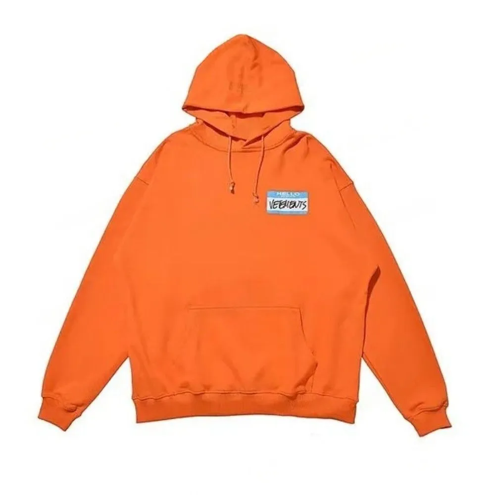 25Ss Vetements Designer Hoodie: Fashion Vet Letter Print Pullover Hoodie  For Men And Women, Long Sleeved Sweatshirt, Popular Vtm Hoodie, Us Size