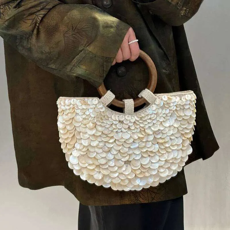 NEW Handmade Heavy Industry Bead Handbag Embroidered Rhinestone Pearl Diagonal Totes Women's Wedding Party Bag_voghion.com